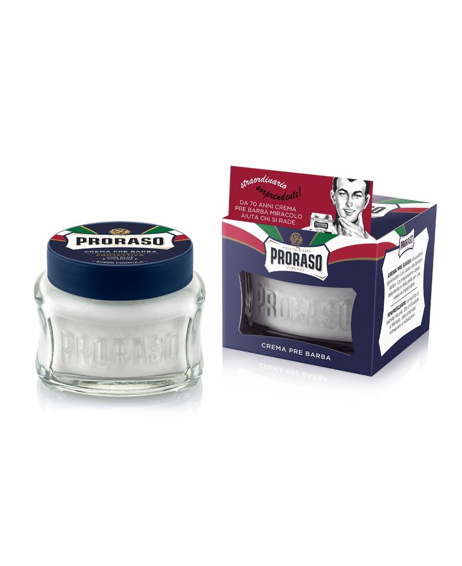 Proraso Pre-Shave Cream Protect With Aloe Vera & Vitamin E-100Ml Men Face