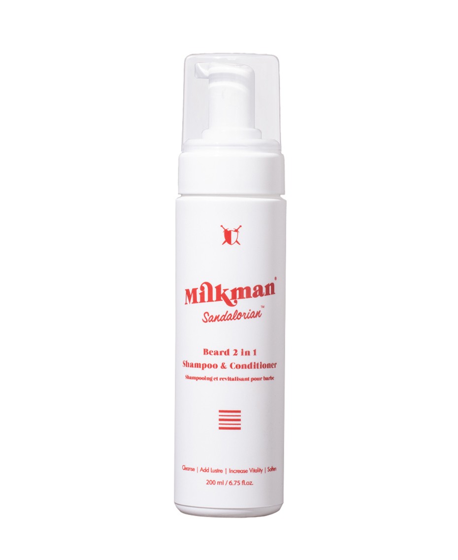 Milkman MILK330 2 In 1 Beard Shampoo & Conditioner-Sandalorian 200Ml