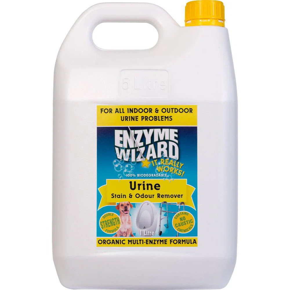 Enzyme Wizard Urine Stain & Odour Remover 5L Household Cleaning Products