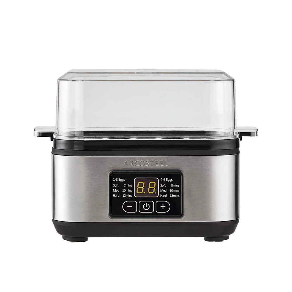 Arcosteel Electric Egg Cooker PCP-1048141 Stainless Steel 21 x 13 x 15cm