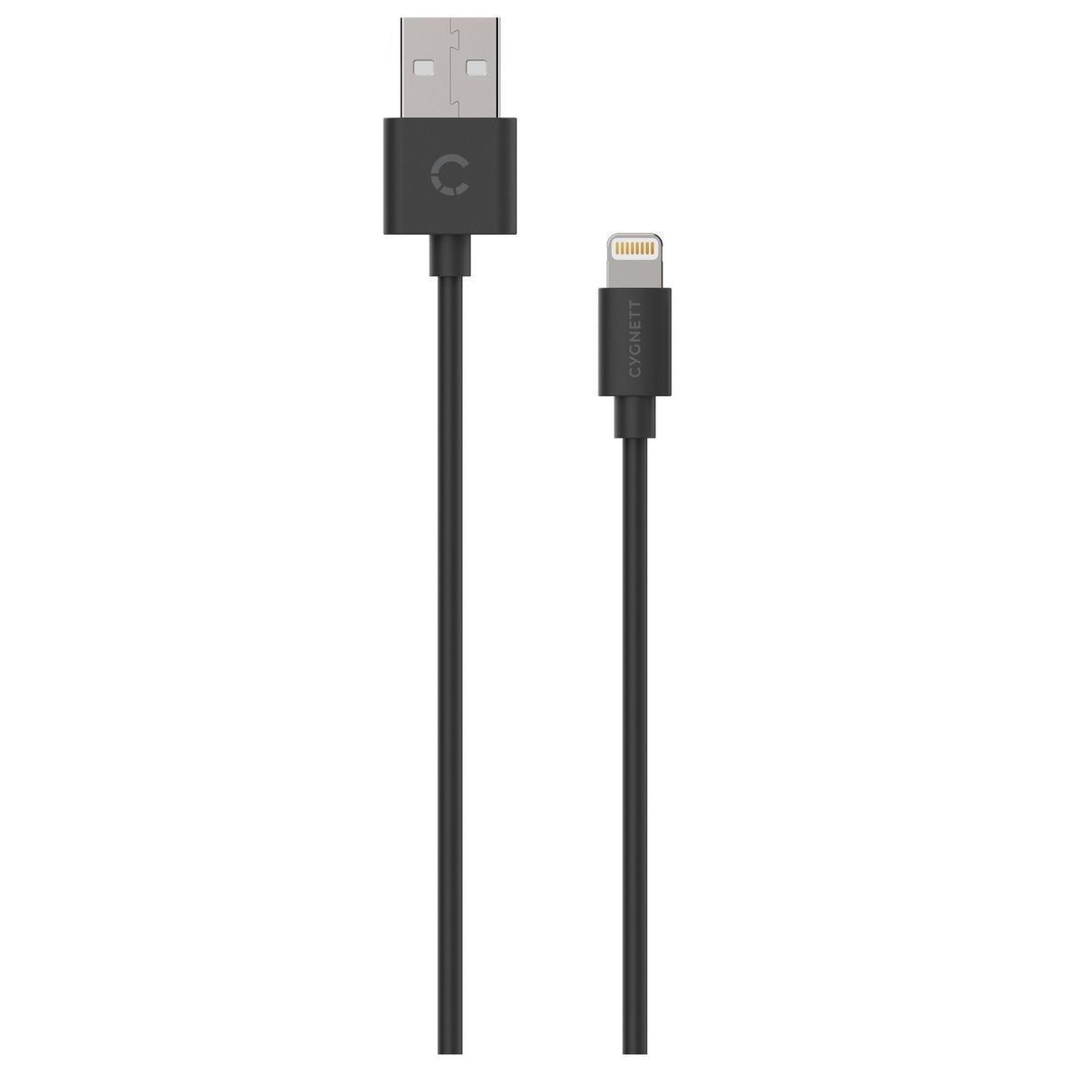 Cygnett Lightning to USB-A Cable - Black - CY2722PCCSL Car Wiring Adapter