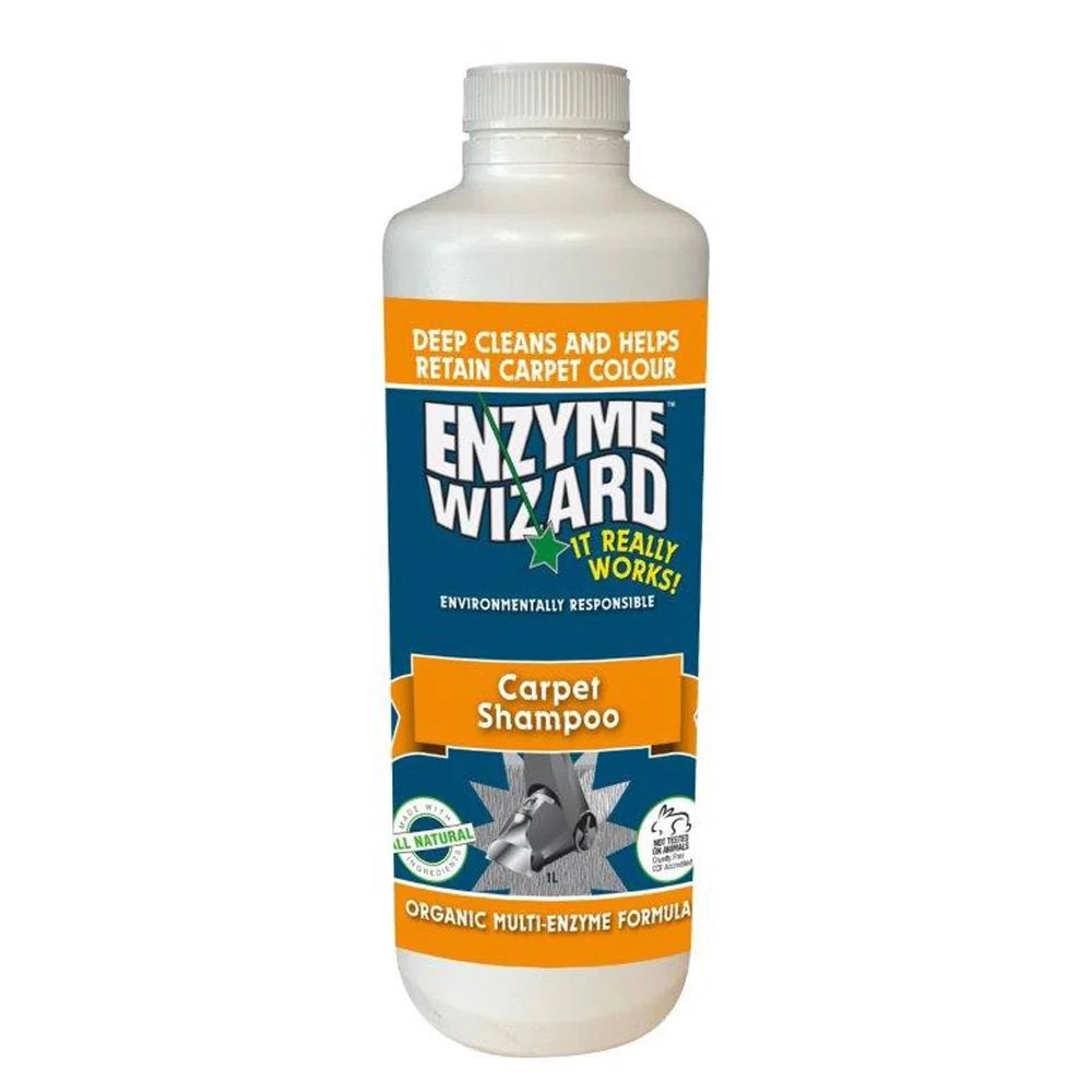 Enzyme Wizard Carpet Shampoo 1L Household Cleaning Products