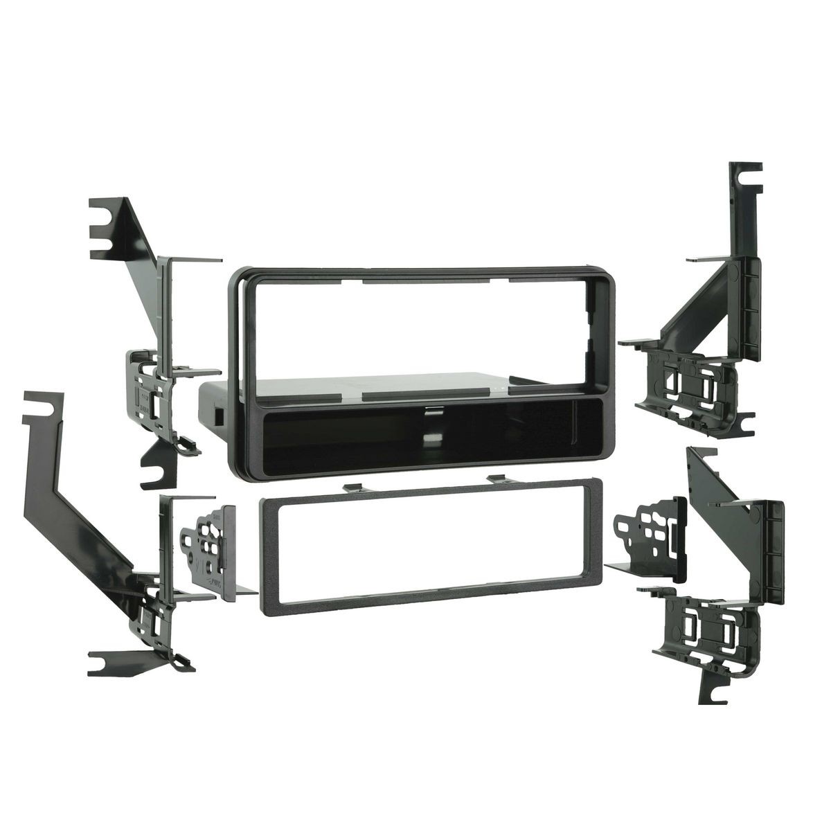 Aerpro Single DIN & Single ISO Facia Kit To Suit Toyota Yaris - FP998216 Adapter