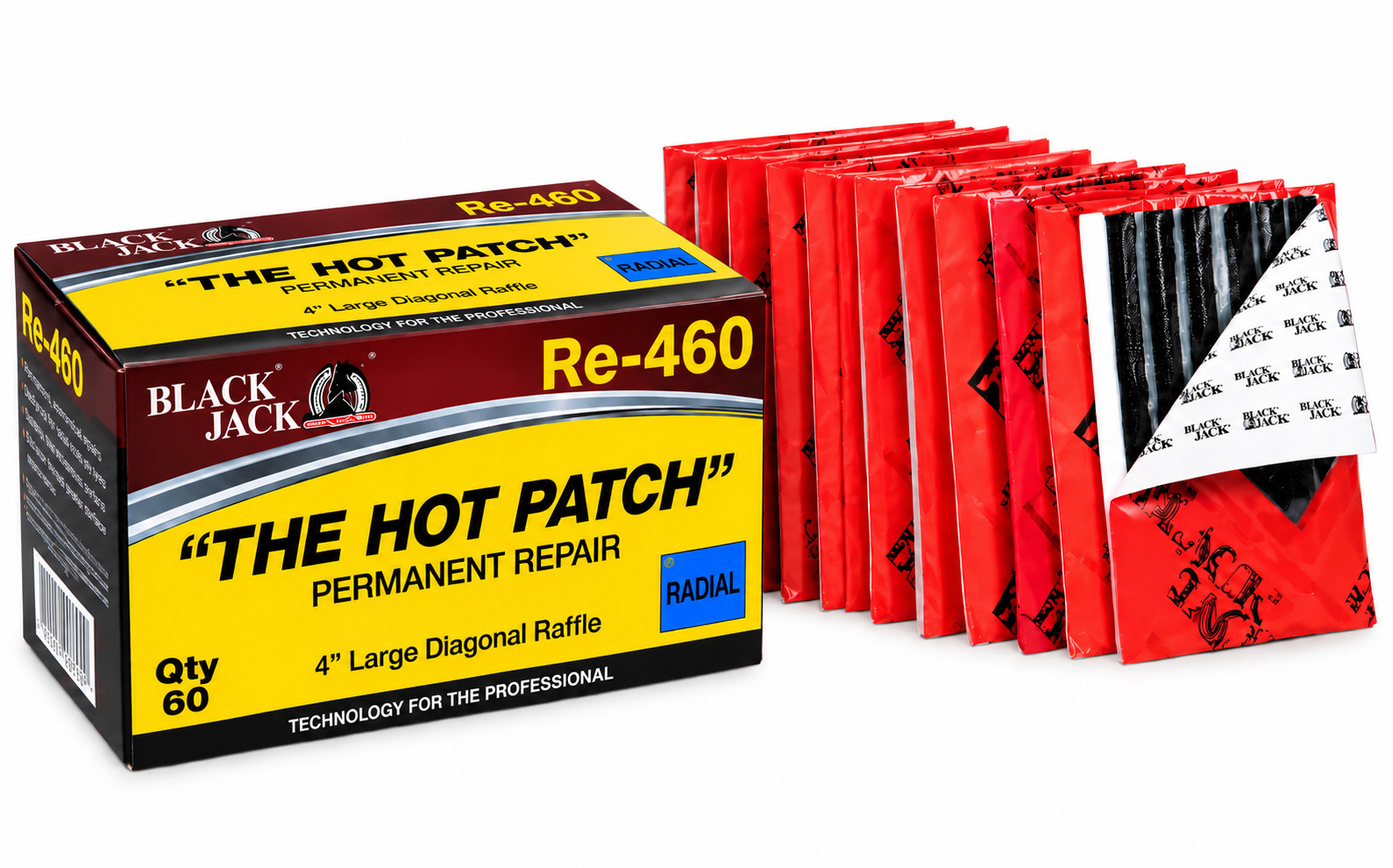 BlackJack RE-460 Self-Adhesive Tyre/Tire Repair Plugs Car Box of 60 USA