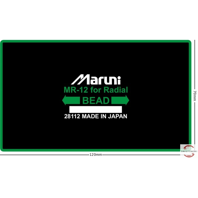 Maruni 1 70x120mm Radial Tyre/Tire Repair Patch MR-12. MR-12 TYRE Other