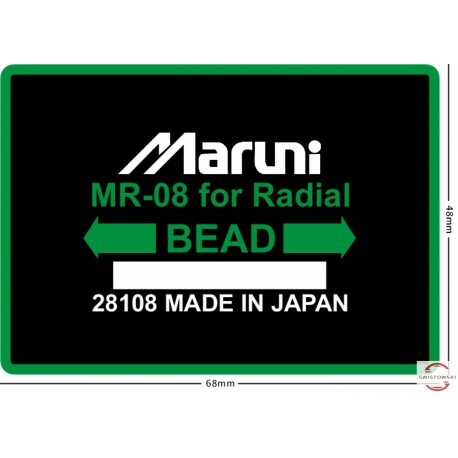 MARUNI MR-08 48x68mm Radial Tyre/Tire Repair Patch Car Truck Wheel Tyre