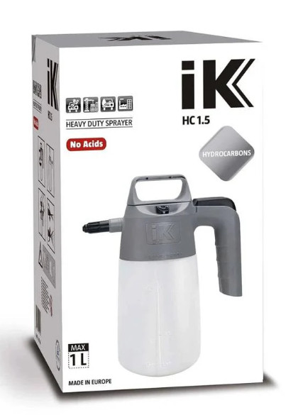 IKHC1.5 1 Litre Industrial Grade Solvent Resistant Pressure Sprayer-Made In Auto