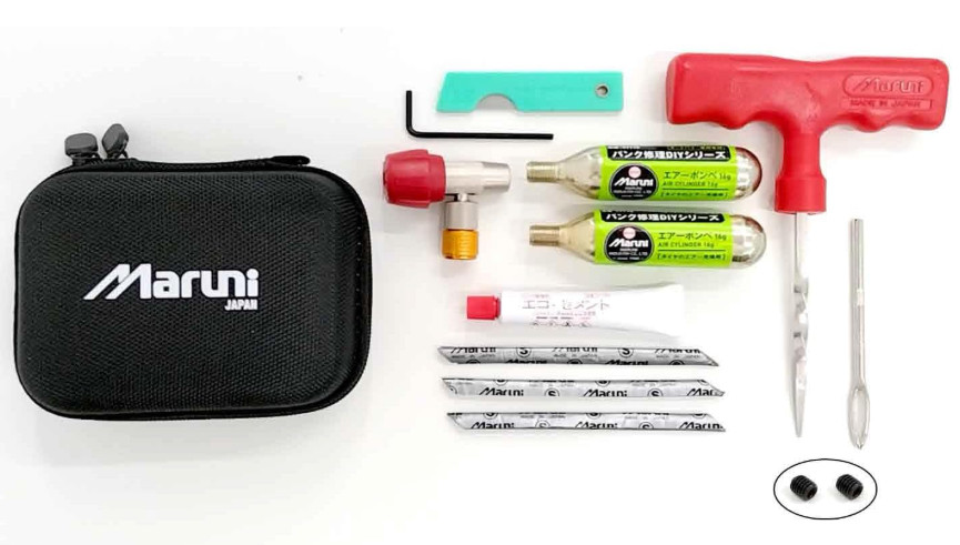 Maruni Motorcycle Tubeless Tyre Puncture Repair Kit 23990 Road/Off Road Japan