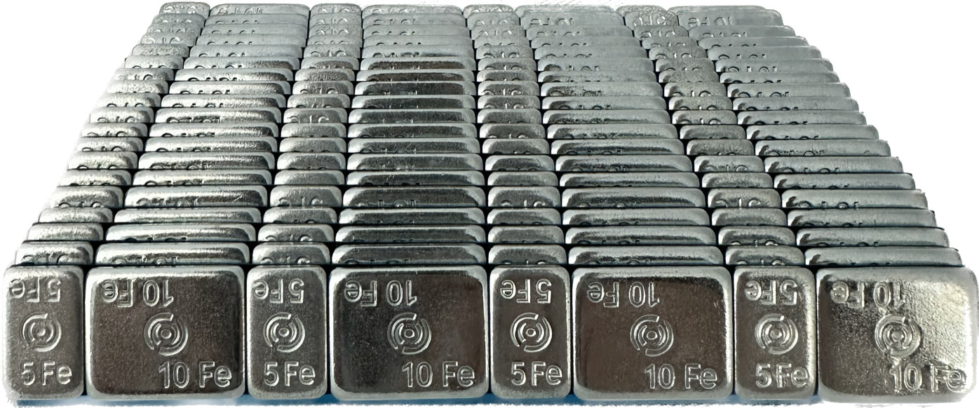 Tool Tyre Accessories Balance Weights FAH/10BT Silver-5/10 Steel-Packet 25