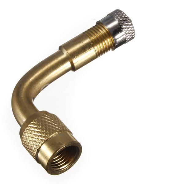 Tool & Tyre Accessories 22591 4 Tyre/Tire Valve Extension 90 Degree Brass