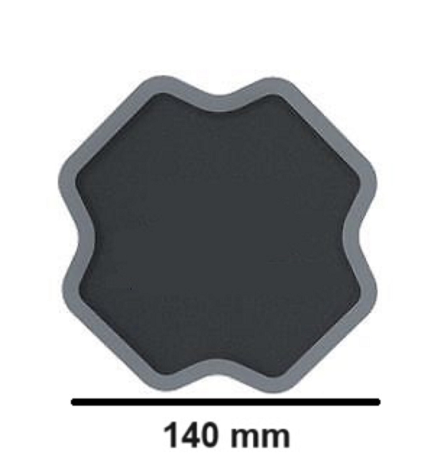 4 Bias Ply Reinforced Tyre Repair Patch 140mm BP-582 Other Accessories