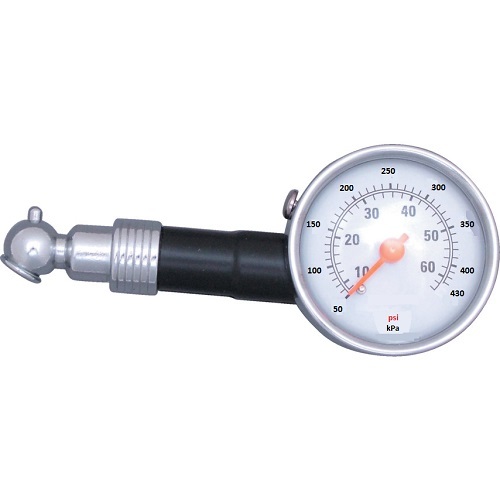 Tool & Accessories 08572 Dial Head Tyre Pressure Gauge 0-60psi Motorcycle/Car