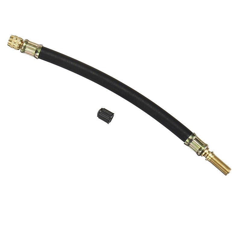TOOL AND TYRE ACCESSORIES 4 Flexible Rubber Tyre Valve Extension 300mm