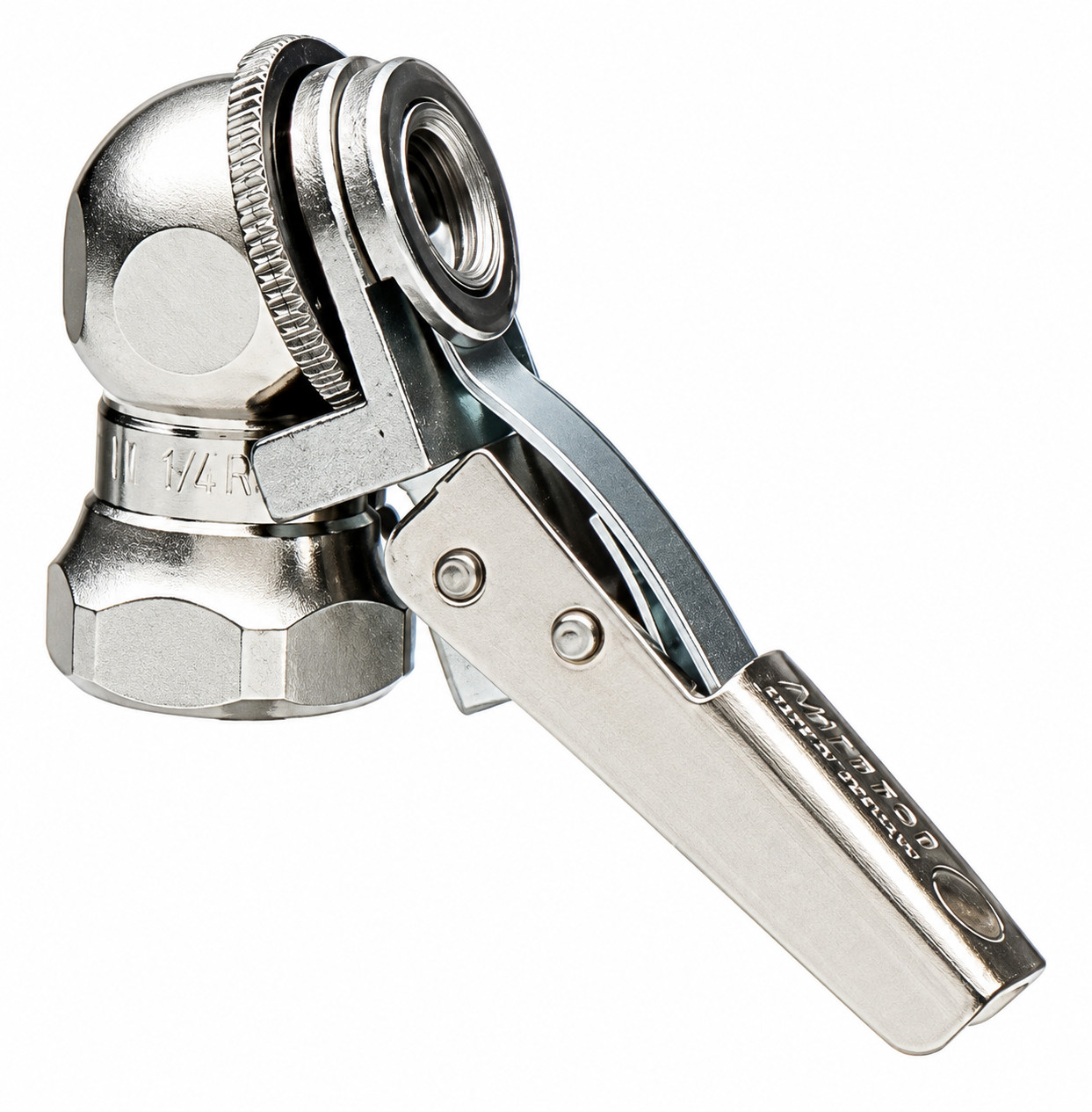 Alligator AC05 Ball Foot Single Clip Lock On Tyre Air Chuck 1/4 Female Thread