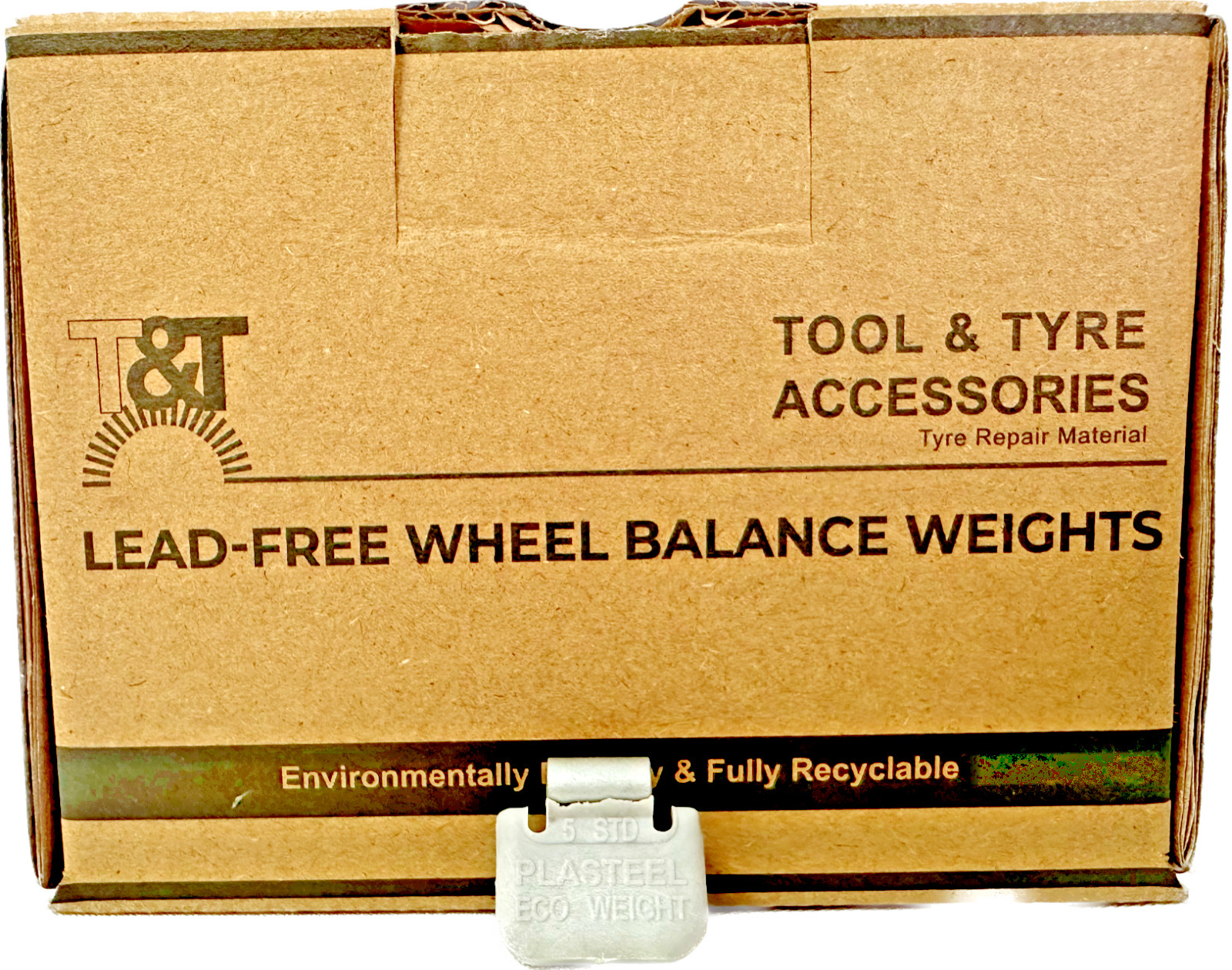 TOOL&TYRE ACCESSORIES Steel Wheel Balancing Weights 5g Box of 100 Pieces