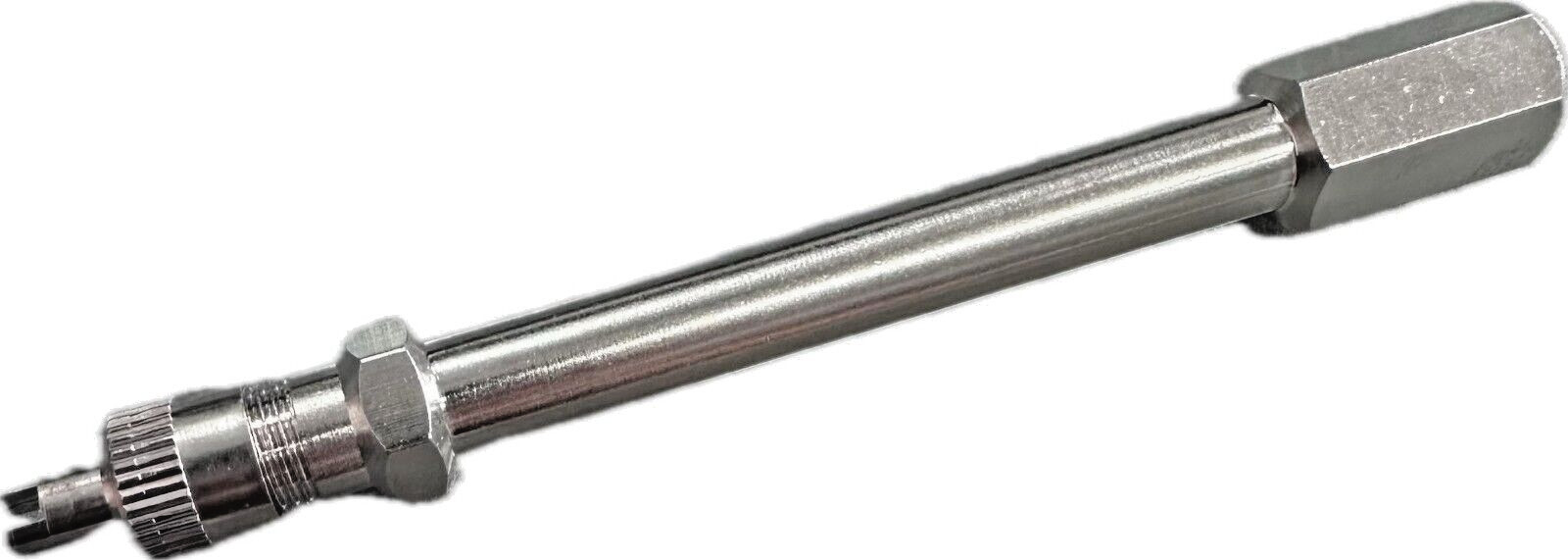 4 Metal Chrome Tyre/Tire Valve Extension 85mm Tool & Tyre Accessories 331308