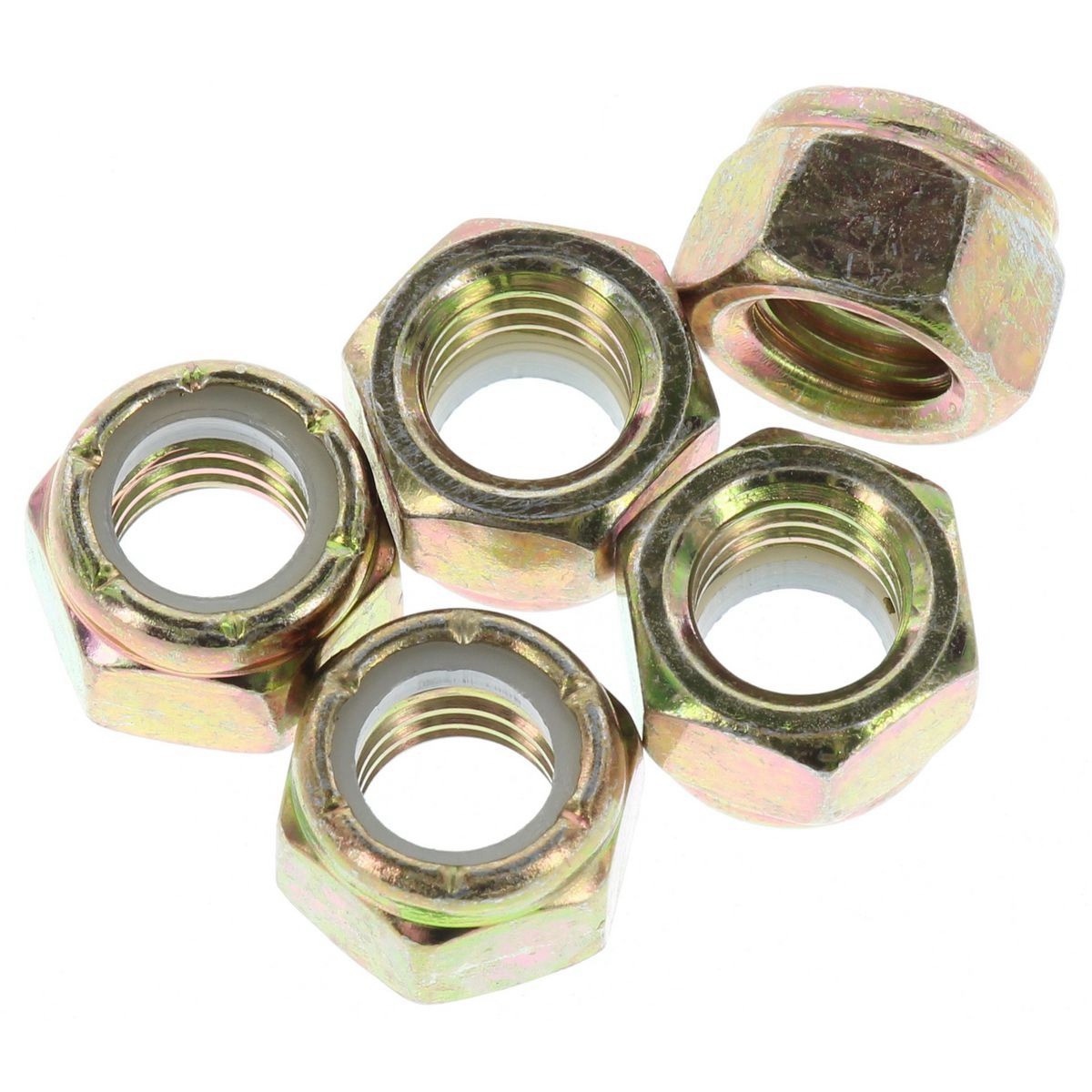 Champion Hex Nut Self Locking Nylon Insert 7/16in UNC - SLC80 Door Hardware