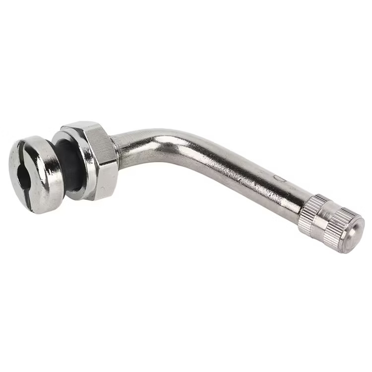 4 Tubeless Tyre Truck Valve Stems TR543D For Alcoa Wheels 9.7mm Rim Holes
