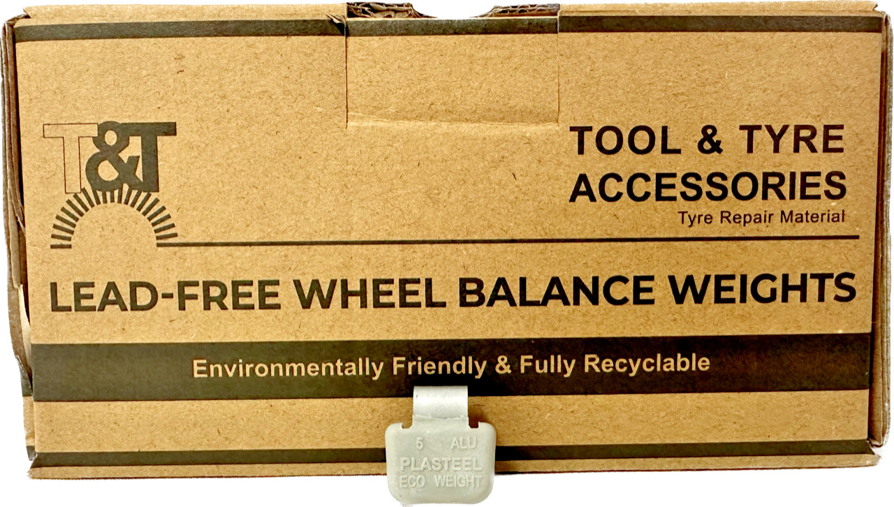 TOOL&TYRE ACCESSORIES Eco Alloy Wheel Balancing Weights 5g Box of 100 PS-A-05