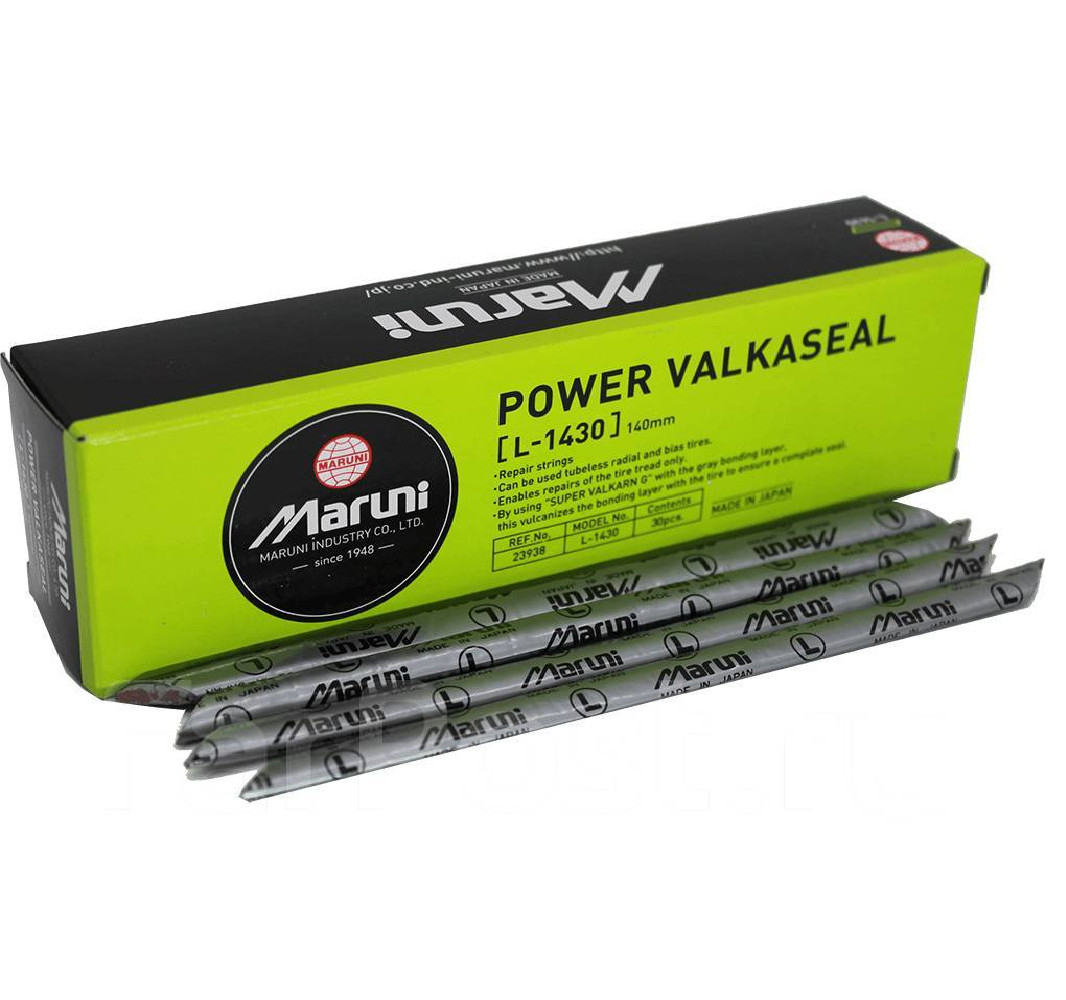 Maruni Power Valkaseal Tyre/Tire Repair Plugs 30 Pcs 140mm LP-1430 Japan