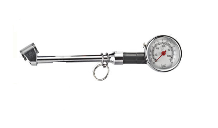 Tool & Tyre Accessories TCG-042 Long Chuck Dial Tyre Pressure Gauge 0-100PSI