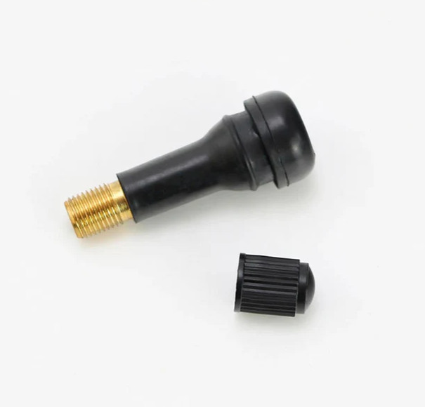 Tool & Tyre Accessories Rubber Snap-In Valve Stem TR438 Space Saver Pack 25