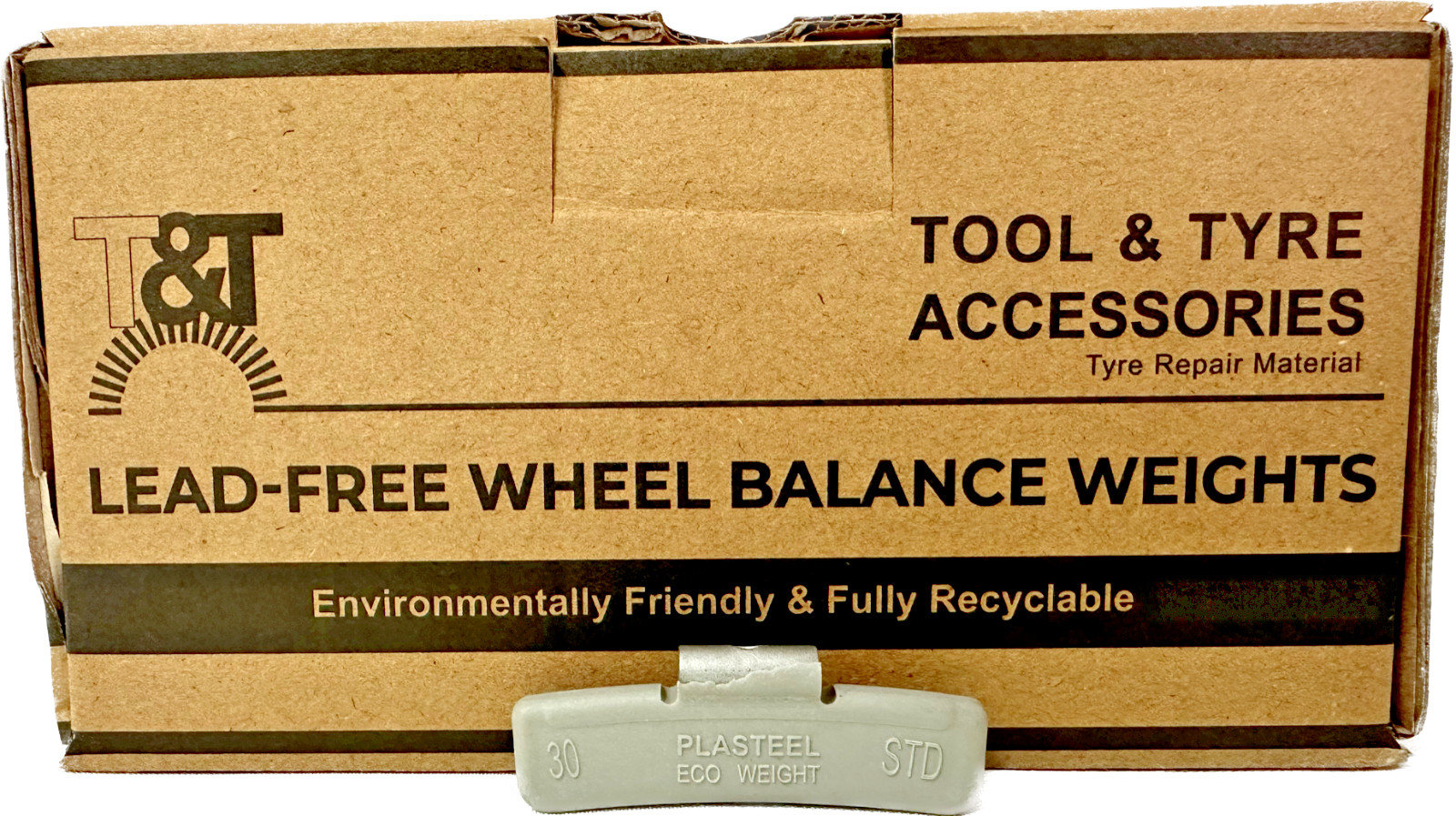 TOOL&TYRE ACCESSORIES Eco Steel Wheel Balancing Weights 30g PS-S-30 Box