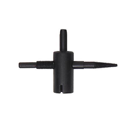 Pack of 4-4 Way Tyre Valve Repair Tool Black 380205 Wheel & Tyre Accessories