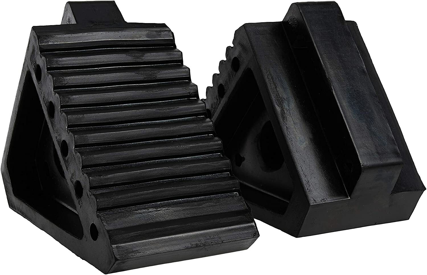2 x Rubber Tyre/Tire Wheel Chock SWC-005 For Cars/Caravans/Trailers