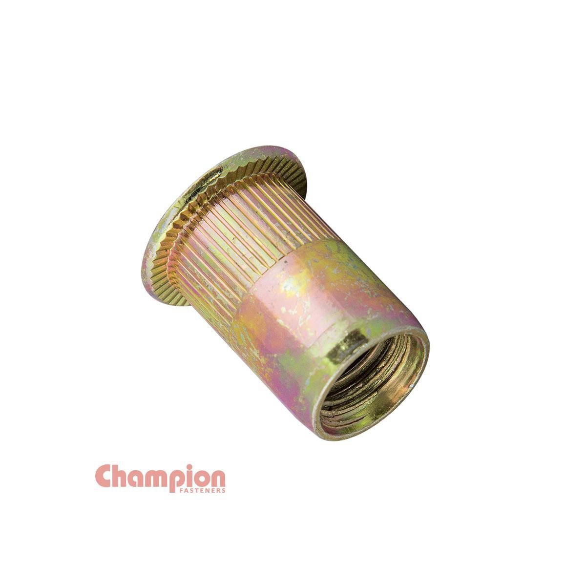 Champion Steel Rivet Nut Inserts – M8 x 1.25mm - C505-4 Hardware