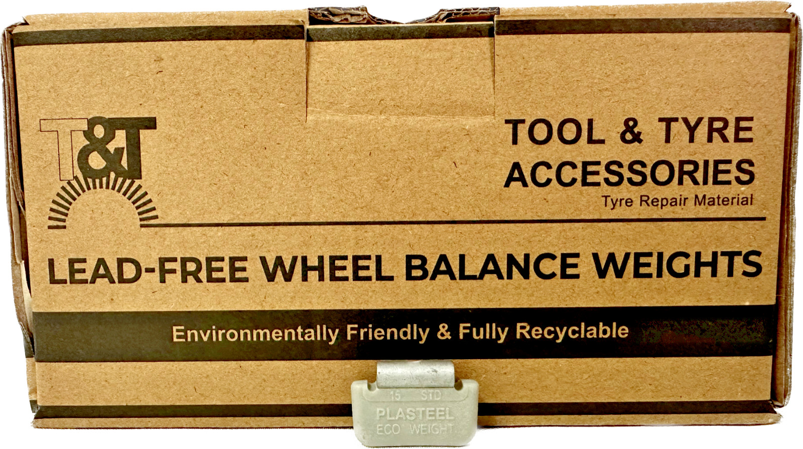 TOOL&TYRE ACCESSORIES PS-S-15 Eco Steel Wheel Balancing Weights 15g Box of 100