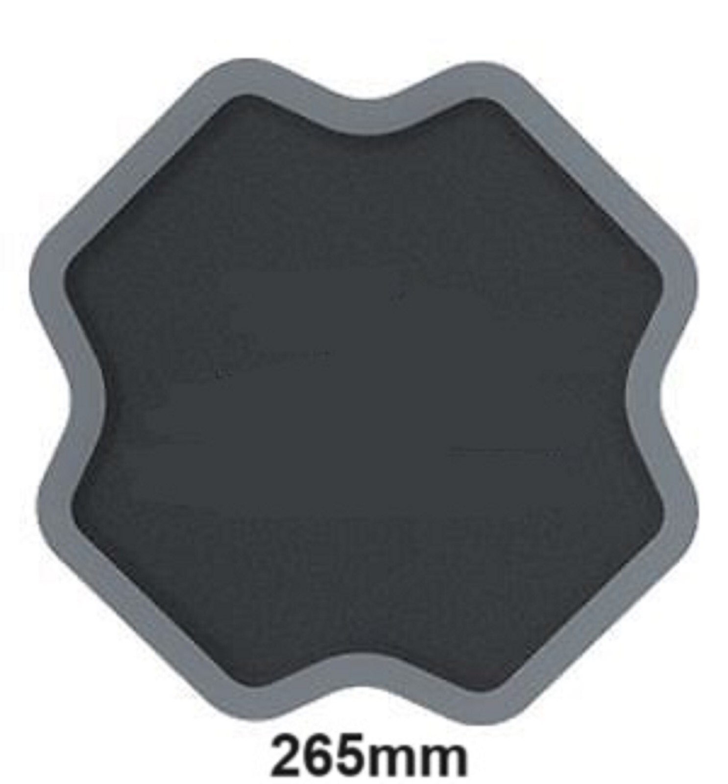 1 Bias Ply Reinforced Tyre Repair Patch 265mm 6 Ply BP-586