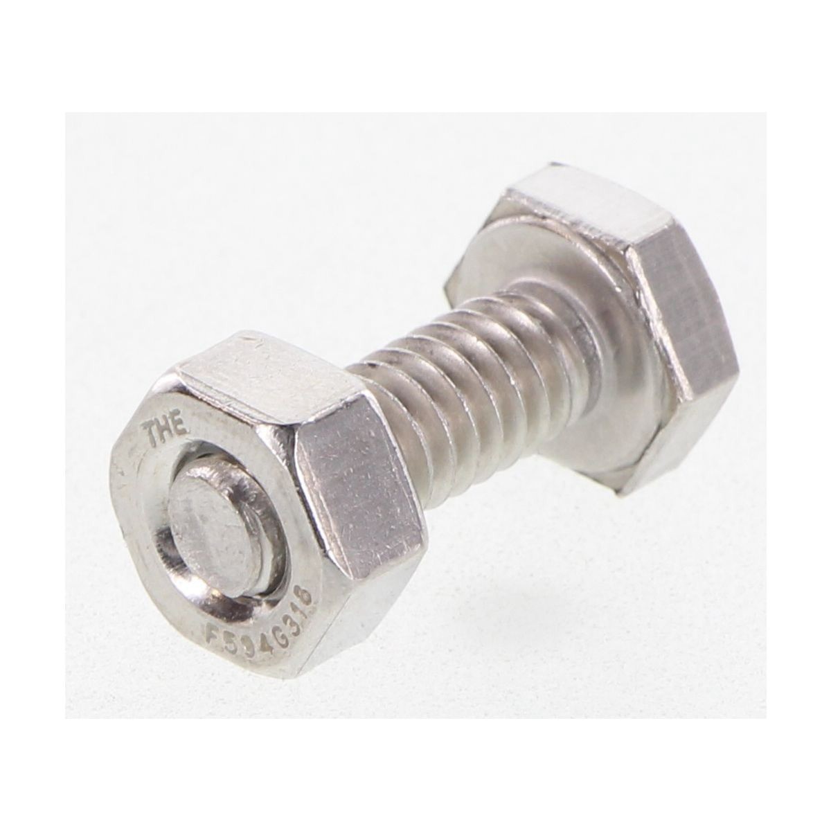 Champion 316/A4 Stainless Steel Hex Set Screws & Nuts – 1/4in x 3/4in UNC - CSP5