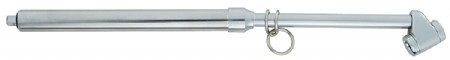 Tool Accessories Truck Tyre Pressure Gauge Dual Foot Angled Chuck Silver HT-135