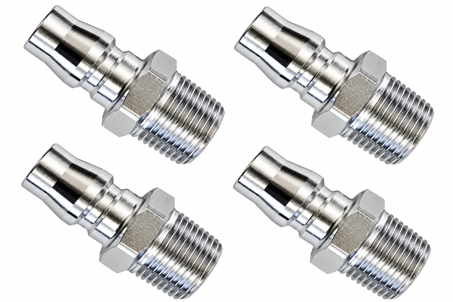 4 Nitto Style 430PM Air Fitting-Male Thread Plug 3/8 Tool & Tyre Accessories