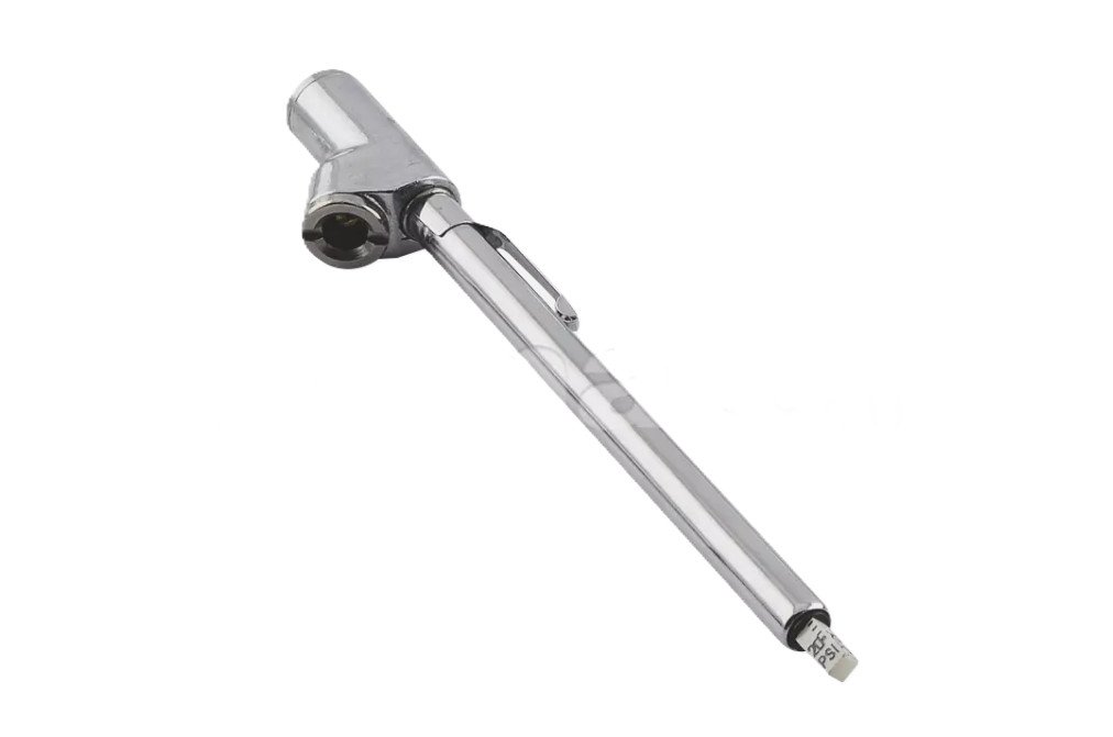 Vulcanize Supplies Tyre/Tire Pressure Gauge Short Chrome HT-150