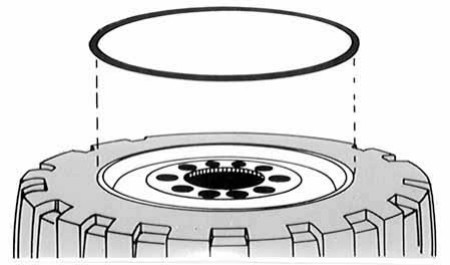 2 O-Ring For Earthmover Wheels/Tyres-35 Rim Size OR-335T Tool & Tyre Accessories