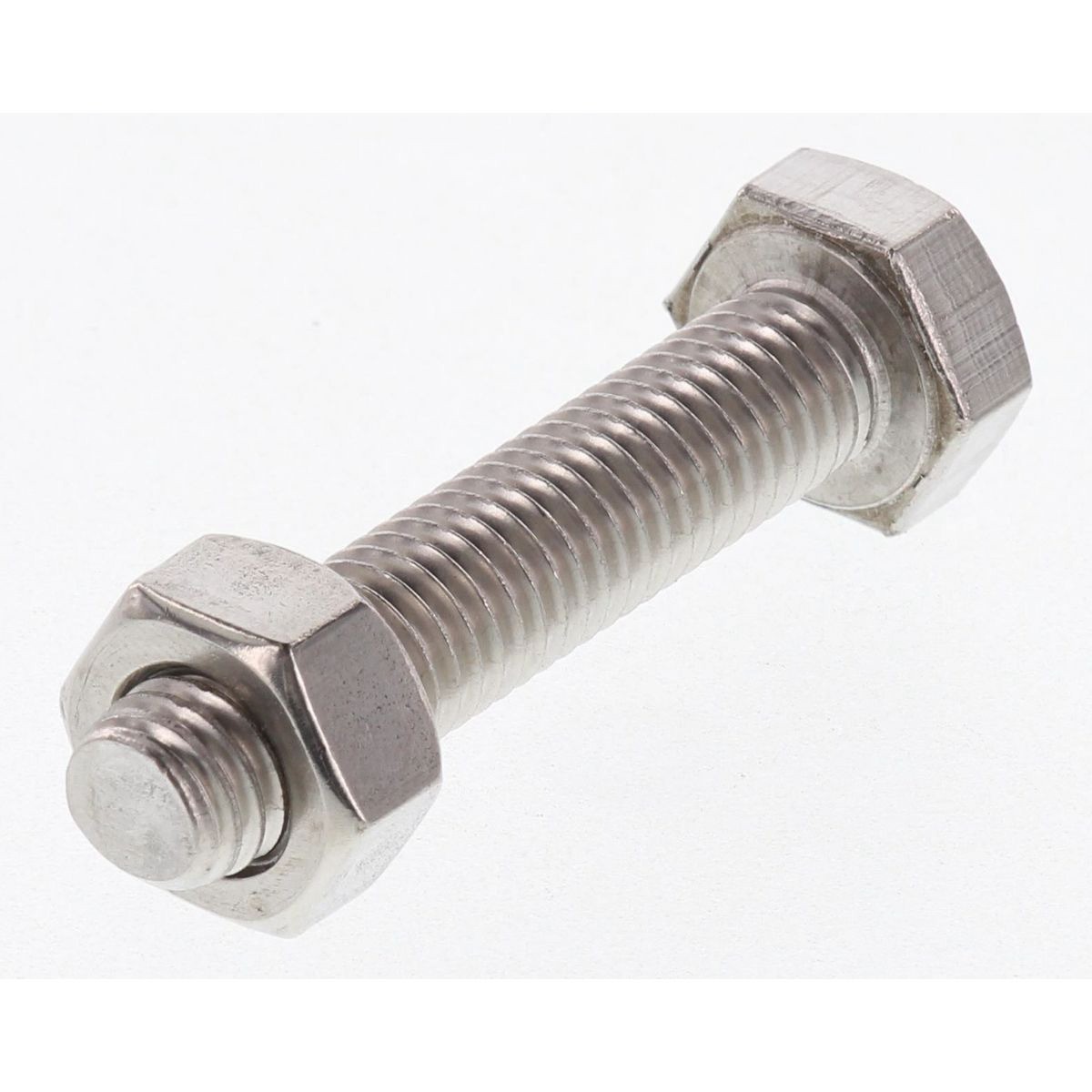 Champion 316/A4 Stainless Steel Hex Set Screws and Nuts – M8 x 40mm – 1.25mm Pit