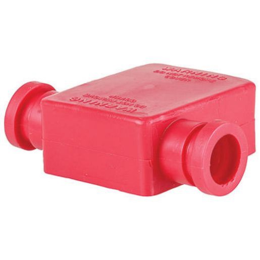 OEX Battery Terminal Insulator Dual Entry Red - ACX3140 Car Wiring Adapter