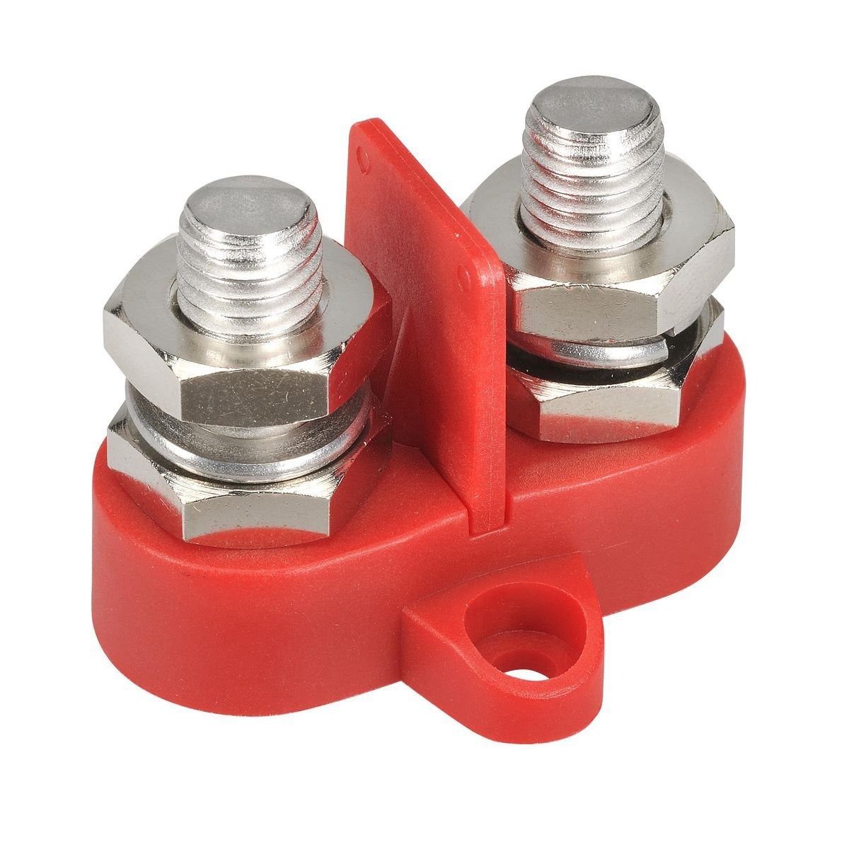 Narva Positive Dual Stud Distribution Post - M8 - Red - 57008BL Car Wiring
