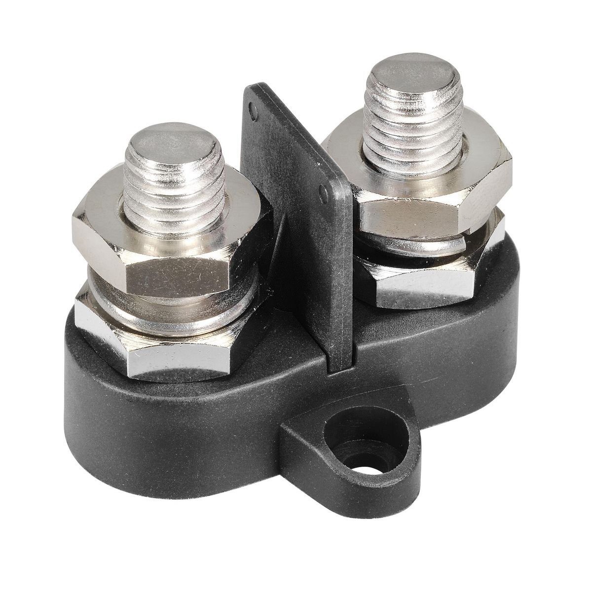 Narva Negative Dual Stud Distrubtion Post - M8 - Black - 57009BL Car Wiring