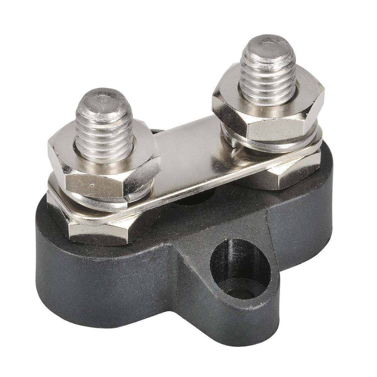 Narva Negative Dual Stud Bridged Distribution Post - M8 - Black - 57017BL