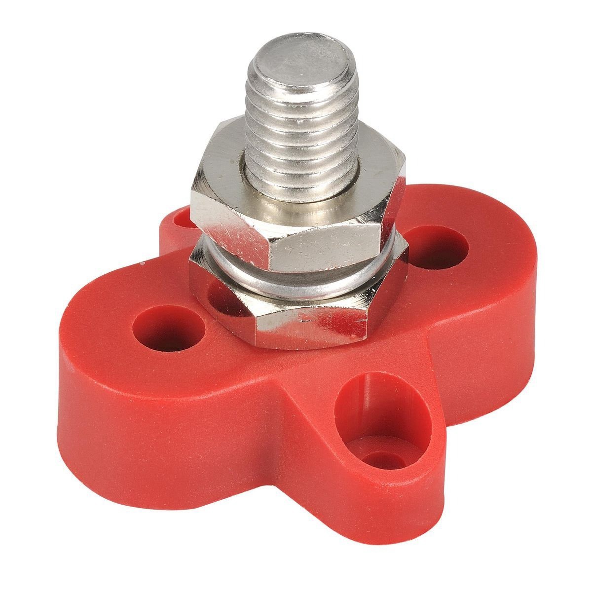 Narva Positive Single Stud Distribution Post - M10 - Red - 57004BL Car Wiring