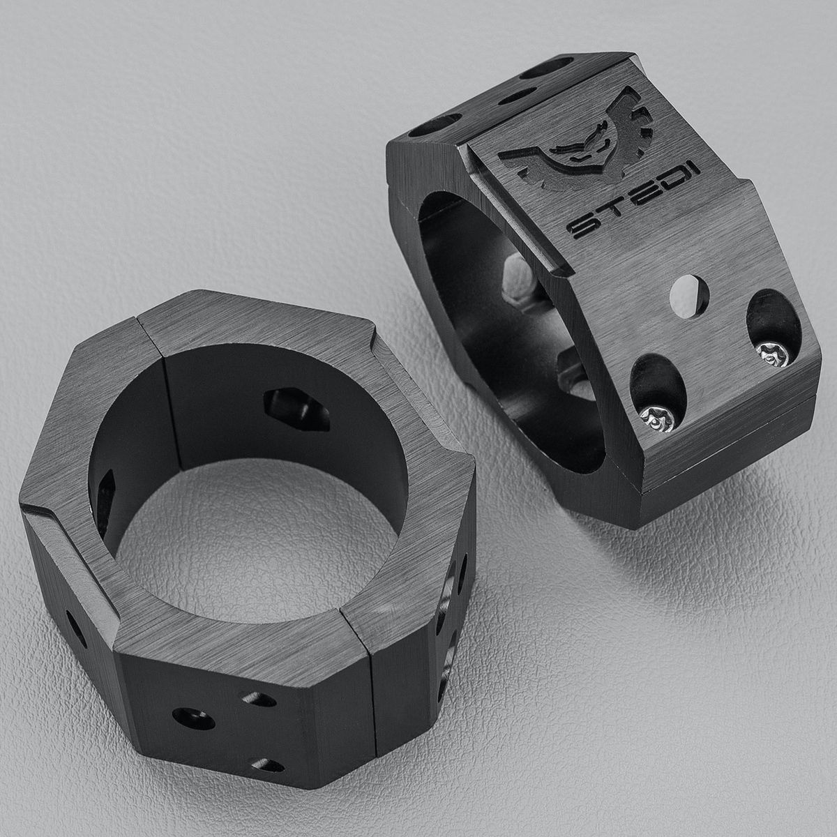 Stedi Hex Tube Brackets 48mm-53mm Diameter Aluminium - BRK-4853-TBE