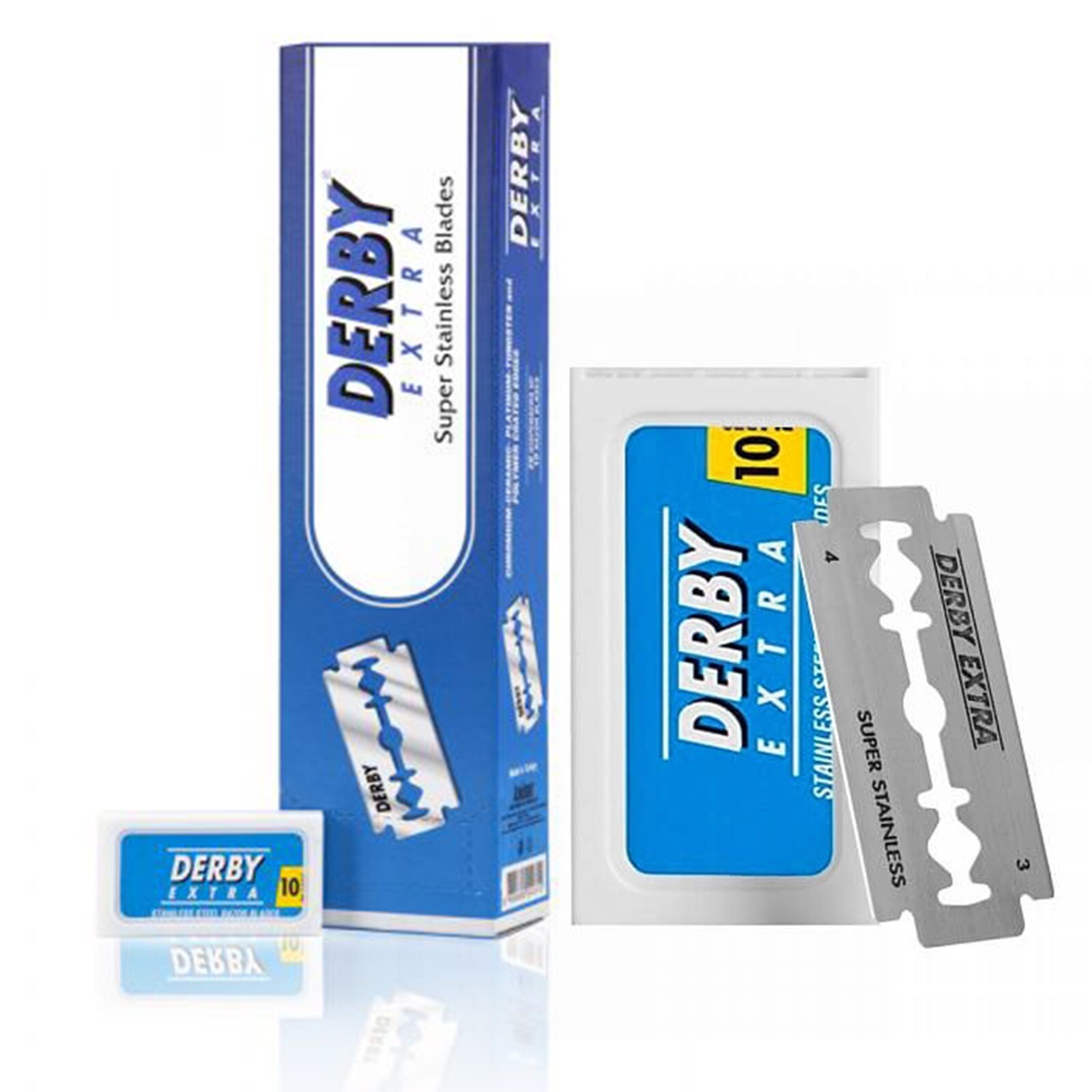 K5 Superior Platinum Double Edge Razor Blades Stainless Steel 10 Pack Universal