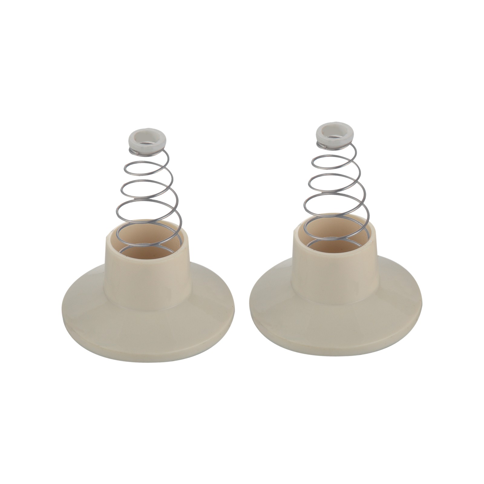Shaw & Mason Ivory Plastic Wall Flange - 2 pieces Workshop Tool