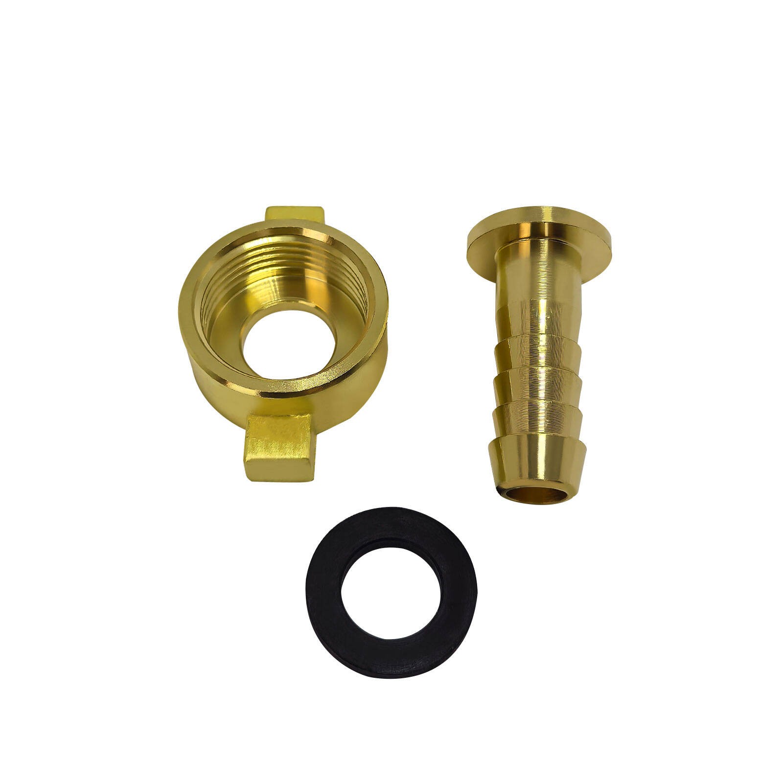 Kinetic 12mm Brass Nut And Tail - 2 pieces Workshop Tool