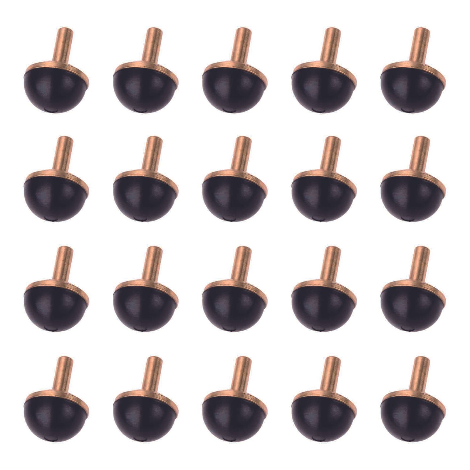 Kinetic 12mm Dome Brass Tap Valve - 20 pieces Workshop Tool