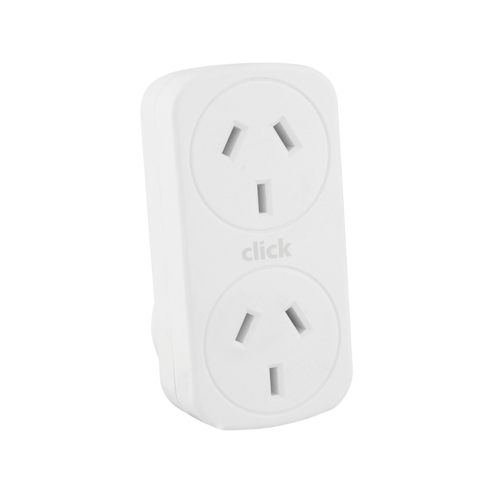 Click White Vertical Double Adaptor 4 pcs Car Wiring Adapter